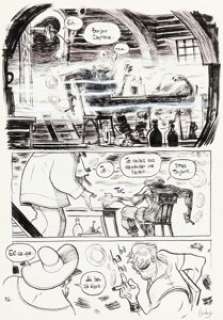 Cyril Pedrosa - Trois Ombres (Three Shadows) Story Page 126 Original Art (Delcourt, 2007).