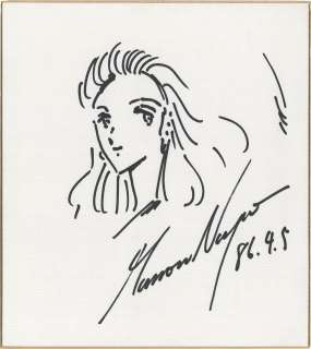 Mamoru Nagano’s Hand-Drawn Shikishi "Heavy Metal L-Gaim" Kwasan Olivy | Mandarake (Big Web)