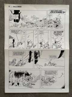 Seron, Pierre | Seron, Pierre - Planche originale - Les Petits Hommes T43 - Castel Montrigu - (2005) | Catawiki