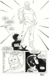 Graham Nolan and Eduardo Barreto - Batman: Vengeance of Bane Special #1 Story Page 17 Original Art (DC, 1993).