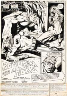 Irv Novick And Frank McLaughlin | Batman #342 Story Page 1 Man-Bat Original Art (DC, 1981). | Heritage