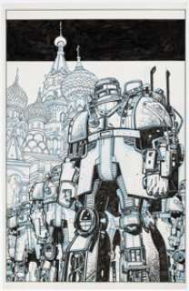 Walt Simonson - John Paul Leon‘s The Winter Men Artist‘s Edition Winter Men Pin-Up Original Art (Zoop, 2021).