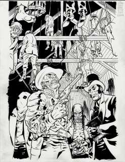 Brian Hurtt - the sixth gun: sons of the gun #1 cover & trade paperback cover (2012)