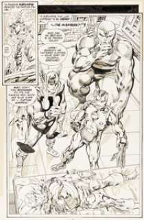 John Byrne The Sensational She-Hulk #44 Avengers Story Page 5 Original Art (Marvel, 1992). | Heritage