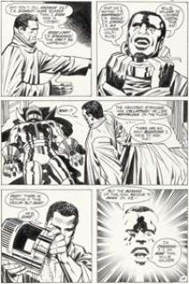 Jack Kirby and Vince Colletta New Gods #3 Story Pages 14-15 Black Racer Origin Original Art (DC, 1971). (Total: 2 Original Art)