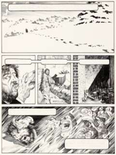 Bernie Wrightson Heavy Metal "Freak Show" Story Page 28 Original Art (Heavy Metal, c. 1982). | Heritage