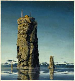 John Pederson Jr. Galaxy Science Fiction Vol. 22 #6 Cover Original Art (Galaxy Publishing Corp., 1964).