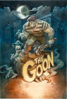 Eric Powell The Goon: Them That Don‘t Stay Dead #1 Cover Original Art (Dark Horse, 2024).