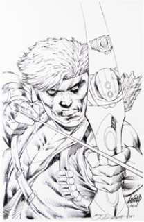 Rob Liefeld and Shelby Robertson Youngblood #4 Variant Cover Original Art Group of 2 (Image, 2017). (Total: 2 Original Art)