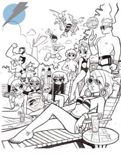 Bryan Lee O‘Malley - scott pilgrim issue swimsuit poster art