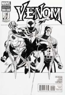 Sean Chen and Mike Perkins Venom #19 Civil War Variant Cover Original Art (Marvel, 2012).