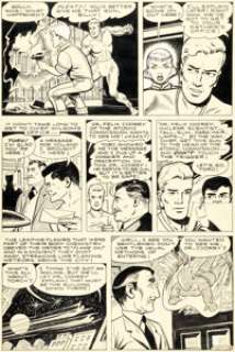 Dick Ayers and Carl Burgos Human Torch #36 Story Page 3 Original Art (Marvel, 1954).