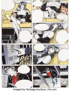 Giovanna Casotto Giovanna! Ah! "Coup franc" Complete 5-Page Story Original Art (Dynamite, 2012). (Total: 5 Original Art) | Heritage