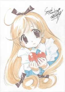 Aya Kadoi Hand-Drawn Color Illustration "Child Okutan" | Mandarake (Big Web)