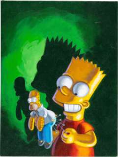 Bill Morrison The Simpsons Treehouse of Horror: Hoodoo Voodoo Brouhaha Cover Original Art (Harper Colins/Bongo, 2006).