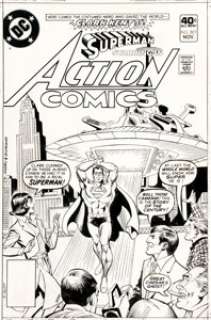 Ross Andru and Dick Giordano Action Comics #501 Cover Original Art (DC, 1979). | Heritage