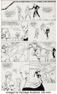Jim Starlin and Sam de la Rosa Dreadstar #20 Story Page 14 Original Art (Marvel/Epic, 1985).