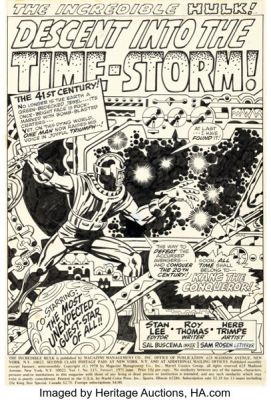 Herb Trimpe and Sal Buscema The Incredible Hulk #135 Complete 20-Page Story Original Art (Marvel, 1971). (Total: 20 Original Art) | Heritage