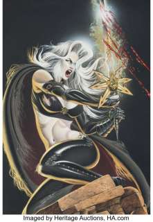 David Michael Beck Lady Death: Dark Alliance #1 Variant Cover Original Art (Chaos!, 2002).