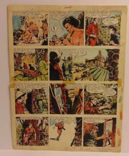 Paape, Eddy - Originele pagina in kleur - Valhardi - Jean Valhardi et les Êtres de la forêt - (1948) | Catawiki