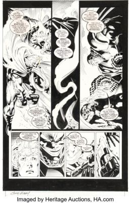 Andy Kubert and Matt Ryan Amazing X-Men #3 "Age of Apocalypse" Story Page 9 Original Art (Marvel, 1995).