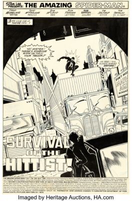 Todd McFarlane and Bob McLeod The Amazing Spider-Man #299 Splash Page 1 Original Art (Marvel, 1988). | Heritage