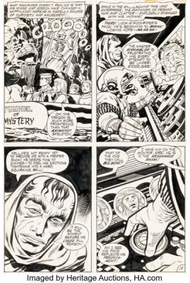 Jack Kirby and Vince Colletta The Forever People #4 Desaad Story Page 15 Original Art (DC, 1971). | Heritage