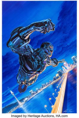 Alex Ross Iron Man #22 Cover Original Art (Marvel, 2022). (Total: 2 Original Art) | Heritage