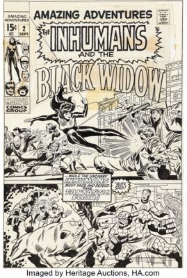 John Buscema and John Verpoorten Amazing Adventures #2 Cover Original Art (Marvel, 1970). | Heritage
