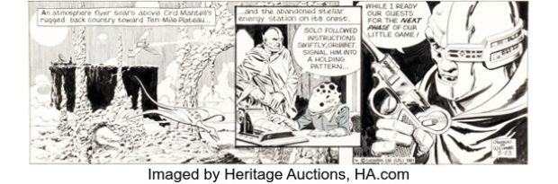Al Williamson Star Wars Daily Comic Strip Original Art dated 3-23-81 (LA Times Syndicate, 1981). | Heritage
