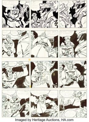 Hugo Pratt La Jeunesse de Corto Maltese Rasputin Story Page 14 Original Art (Magazine à Suivre #51/Casterman, 1982). | Heritage