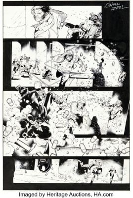 Olivier Coipel and Tim Townsend House of M #3 Story Page 19 Original Art (Marvel, 2005). | Heritage