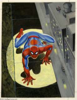 John Romita Sr. and Harry Rosenbaum - The Spectacular Spider-Man #1 Cover Original Art (Marvel, 1968). For the - | Heritage