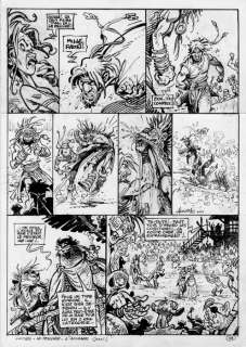 Aouamri, Mohamed | Aouamri, Mohamed - Planche originale préliminaire - La Quête de l’Oiseau du temps T6 - Le Grimoire des dieux - (2004) | Catawiki