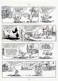 Bruno Cannucciari - Lupo Alberto – tavola autoconclusiva