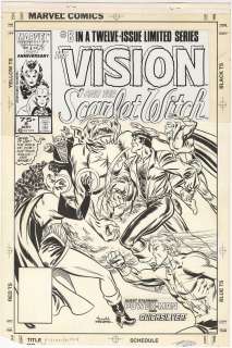 Richard Howell - Vision and the Scarlet Witch #8 (Unused Cover)