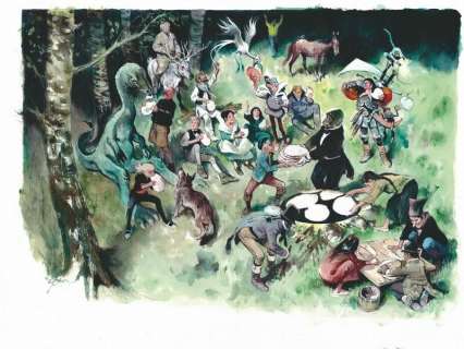 Follet. Illustration originale | BDEnchères