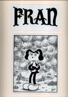 Jim Woodring - Fran Graphic Novel Cover ! !
