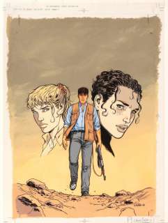 Vallée | Gil St André, bleu de coloriage Ã  la gouache… | Millon