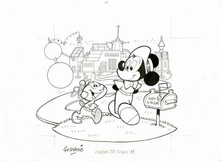 Marco Gervasio - “Topolino & Atomino” #11 – Copertina