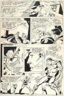 Superman | Superman, planche n°13 Ã  l’encre de Chine et Ã … | Millon