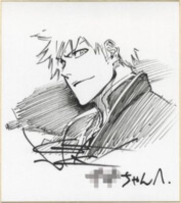 Hand-Drawn Shikishi by Tite Kubo , "BLEACH" | Mandarake (Big Web)