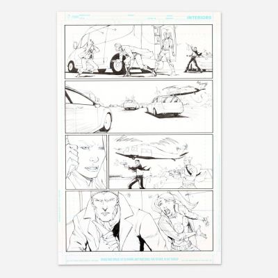 Lot 356 - Gustavo Vazquez, Suicide Squad War Crimes Special #1 Story Page 21 Original Art (D.C. Comics, 2016) | Landry Pop Auctions