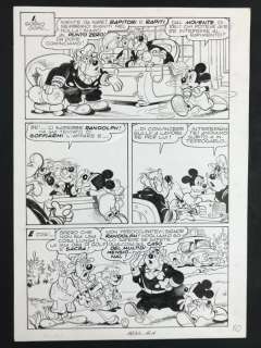 Asteriti, Sergio - 1 Original page - Topolino - n. 1634 "Topolino e il Multidimensional Trafugato" - I TL 1634-A - 1987 | Catawiki