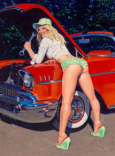 Greg Hildebrandt (American, b. 1939) Grease Monkey, 2008 Acrylic on canvas 27 x 20 inches (68.6 x 50.8 cm) Signed lo...