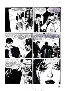 Mari, Nicola - 1 Original page - Dylan Dog Gigante #17 - "La statua di carne" - 2008 | Catawiki