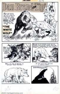 Frank Frazetta - Original Art for The Durango Kid #15 - Complete 6-page Dan Brand and Tipi story (Magazine - | Heritage