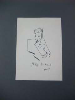 Bertrand Ph. - Linda aime l‘art Dessin original Philippe Bertrand, Linda