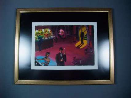 Loustal | Composition originale de , Le bar de Jazz, encre de chine | Geneva Auctions