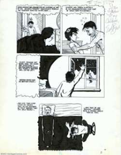 Ed Brubaker - Original Art for Lowlife #1, pages 7 and 11 (Caliber Press, 1990). Two more pages from Ed Brubaker‘s -